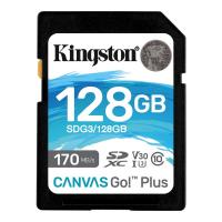 Карта пам'яті Kingston Canvas Go! Plus SDXC 128GB C10 UHS-I U3 V30 R170/W90MB/s